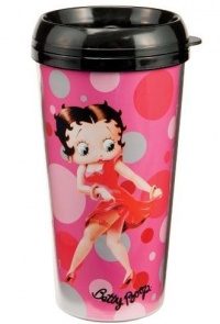 Vandor 16 Oz. Plastic Travel Mug- #10551 Betty Boop