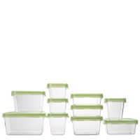 OXO Good Grips 20-Piece LockTop Container Set with Green Lids