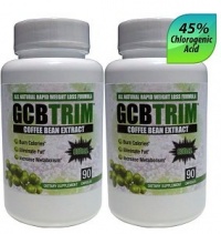 Green Coffee Bean Extract | 45% Chlorogenic Acids CGA PURE | GCB Trim | 800mg per serving| 2 Pack