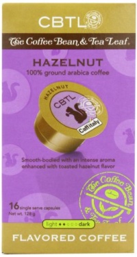 CBTL Hazelnut Coffee Capsules By The Coffee Bean & Tea Leaf, 16-Count Box