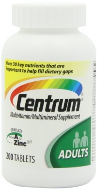 Centrum Base Multivitamin, Adult Under 50, 200-Count