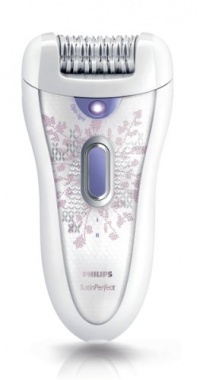 Philips HP6576 Satin Perfect Epilator, White/Gold