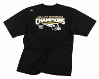 Pittsburgh Steelers Mens NFL 2008 Conference Champions T-shirt, Black