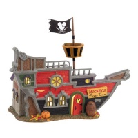 Department 56 4025336 Snow Village Halloween from Department 56 Mickey's Pirate Cove Lit House, 5.79-Inch