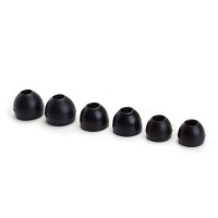 Interchangeable Noise-Reduction Silicone Ear Pieces for Gogroove AudiOHM Earbuds