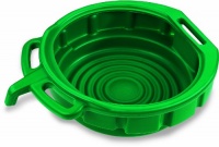 Lumax LX-1631 Green 3.75 Gallon Plastic Oil Drain Pan