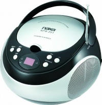 NAXA Electronics NPB-251BK Portable CD Player with AM/FM Stereo Radio