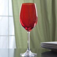 10 Strawberry Street Love Ruby Red Wine Glasses - Set of 6