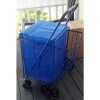 Folding SHOPPING CART LINER insert (Blue) WATER PROOF with cover (this item is not for the cart only the shopping cart)