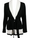 LAUREN Ralph Lauren Petites Open Front Belted Shrug Sweater