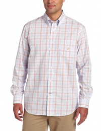 Nautica Men's Long Sleeve Plaid Classic Woven