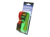 C2G / Cables to Go 29856  Velcro Hook and Loop Cable Straps Bright 11-Inch  Multi-Color 12Pk