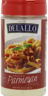 DeLallo Grated Parmesan, 8 Ounce Jar