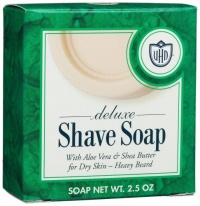 Van Der Hagen Deluxe Shave Soap, 2.5-Ounce Boxes (Pack of 12)