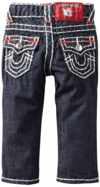 True Religion Baby-Boys Infant Jack Super Tee With Bartacks And Matching Back Label, Body Rinse, 6-12 Months