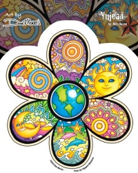 Dan Morris - Earth Flower - Sticker / Decal