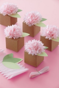 Martha Stewart Crafts Pom-Pom Flower Treat Boxes