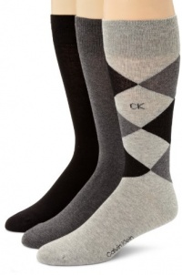 Calvin Klein Men's 3 Pack Diamond Socks