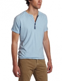 J.C. Rags Men's Light Slub Henley Shirt