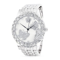 Bling Jewelry Stainless Steel Classic Butterfly Fashion Watch