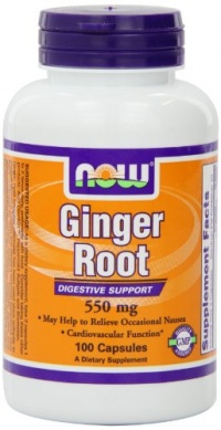 NOW Foods Ginger Root, 100 Capsules / 550mg