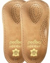 Pedag 17947 Holiday 3/4 Leather Ultra Light, Thin, Semi-Rigid Orthotic with Metatarsal Pad, and Heel Cushion, Tan, Arch Support and Padding at the Heel, Tan, Women's 8