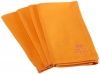 Tommy Bahama Palm Tree Logo, Pack of 4 Napkins, Orange