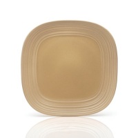 Mikasa Swirl Square 12-Inch Square Platter, Tan