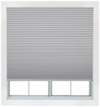 Easy Lift, 48-inch by 64-inch, Trim-at-Home (fits windows 28-inches to 48-inches wide) Cordless Honeycomb Cellular Shade, Light Blocking, White