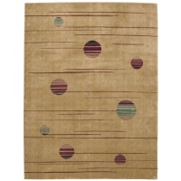 Nourison Parallels PR05 Rug - Gold Size - 2.3 x 3.9 ft.