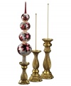 Trim more than your tree. Christopher Radko finial stands elevate beautiful ornaments with old-world elegance.