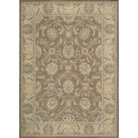 Nourison Rugs Persian Empire Collection PE22 Mocha Rectangle 5'3 x 7'5 Area Rug