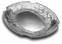 Wilton Armetale Acanthus Tray, Oval, 22-1/2-Inch by 17-Inch