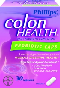 Phillips' Colon Health Probiotic Capsules, 30-Count Bottle