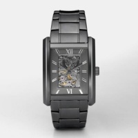 Relic Men's Allen Automatic Gunmetal Bracelet (Gunmetal)