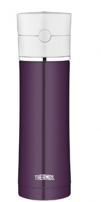 Thermos 18-Ounce Stainless Steel Tritan Hydration Bottle, Plum