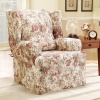 Sure Fit 121326246_RED Chloe Wing Chair Slipcover, Red