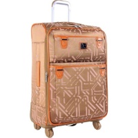 Diane Von Furstenberg Luggage Modern Tile 24 Inch Expandable Spinner, Khaki, One Size