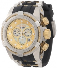 Invicta Men's 0828 Bolt Zeus Reserve Chronograph Mother-Of-Pearl Dial Black Polyurethane Watch