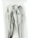 Mozaik Serving Tongs, Silver, 3-Count Small Tongs (Pack of 6)