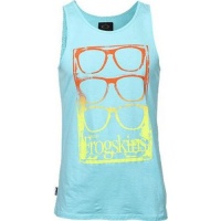 Oakley Frogskin Men's Tank Casual Shirt/Top - Aqua Sea / Medium