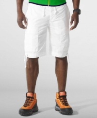 Meticulously crafted from surplus cotton poplin for enhanced ventilation, the relaxed-fitting drawstring short is perfect for any active occasion.