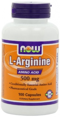 NOW Foods L-Arginine 500mg, 100 Capsules