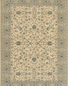 English Manor Somerset Lane Ivory/Blue Rug Rug Size: 3'8 x 5'