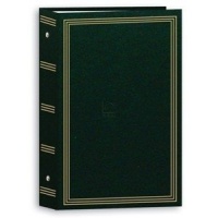 3-ring pocket HUNTER-GREEN album for 504 photos - 4x6