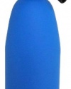 Whip-It 1-Liter Soda Siphon, Rubber Coated, Blue