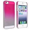 eForCity Clear Hot Pink Waterdrop Raindrop Hard Case Compatible with Apple® iPhone® 5