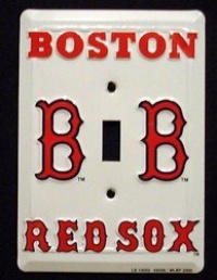 Boston Red Sox Light Switch Cover (single)