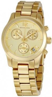 Michael Kors Quartz Gold Round Dial Gold Band - Women's Watch MK5384 [Watch]