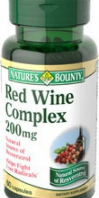 Natures Bounty Red Wine Complex 200mg 60 Capsules